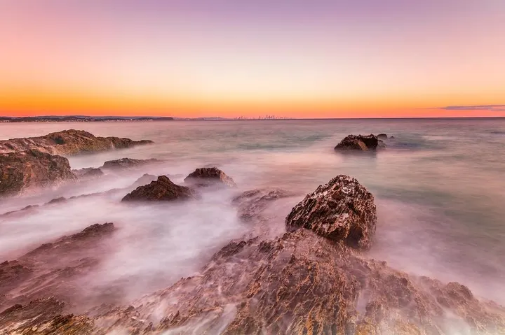Long exposure on the rocks