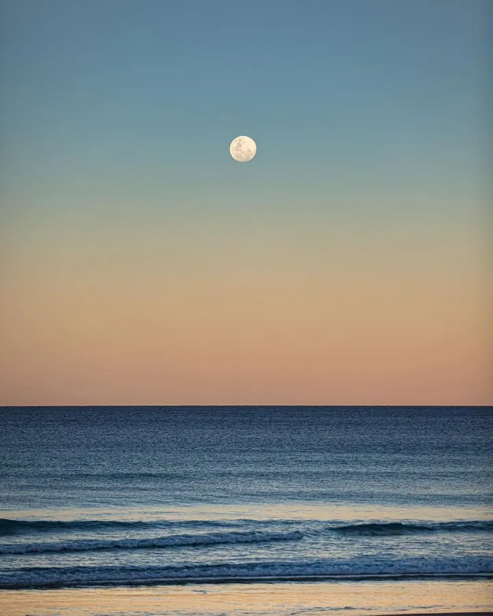 Camping sunset, Moreton Island